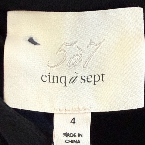 Cinq à Sept Midnight Blue Jumpsuit with Elegant Draping - Picture 3 of 3